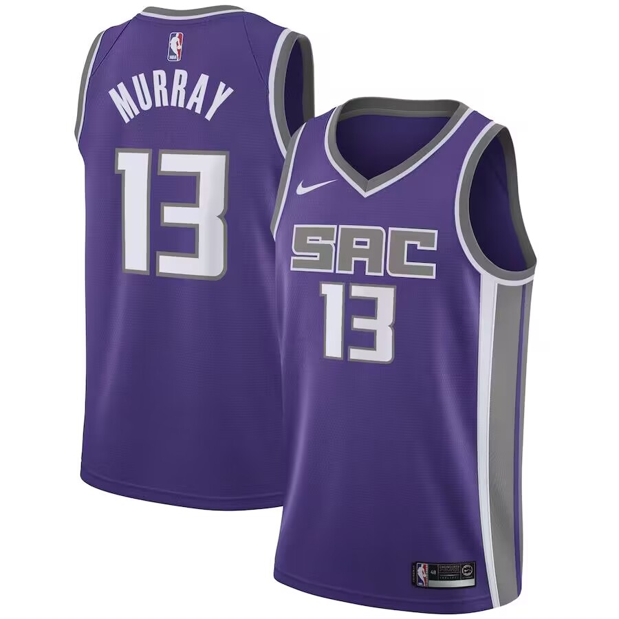 Men's Sacramento Kings #13 Keegan Murray Purple Icon Edition Stitched Jersey